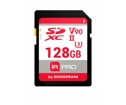 Karta pamięci GOODRAM 128GB SDXC UHS-II U3 zapis 240MB/s odczyt 280MB/s